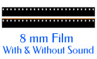 8mm Film With and without sound